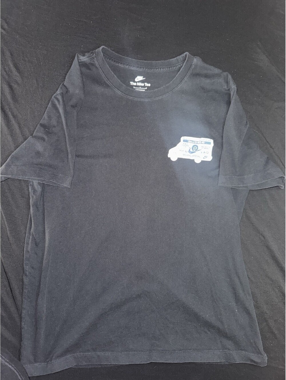 RARE!! Nike Men’s Large Moving Co Graphic T Shirt Black Moving Special Snail